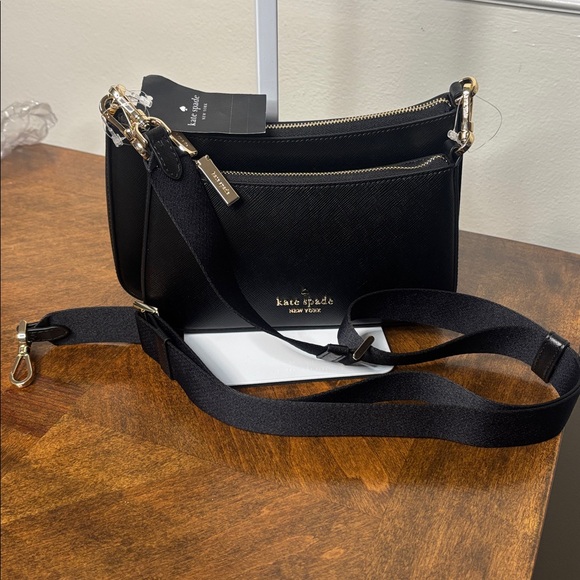 NEW KATE SPADE DUET CROSSBODY SAFFIANO LEATHER (NWT) - Picture 2 of 15
